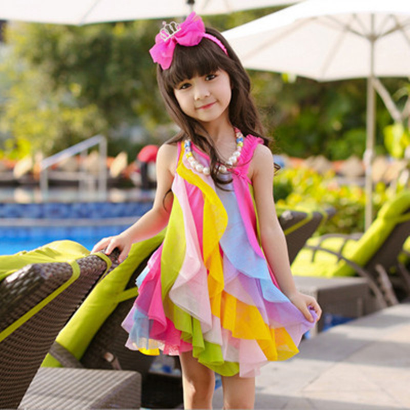 Baby Clothing Korea - Vestido de verano para niñas sin