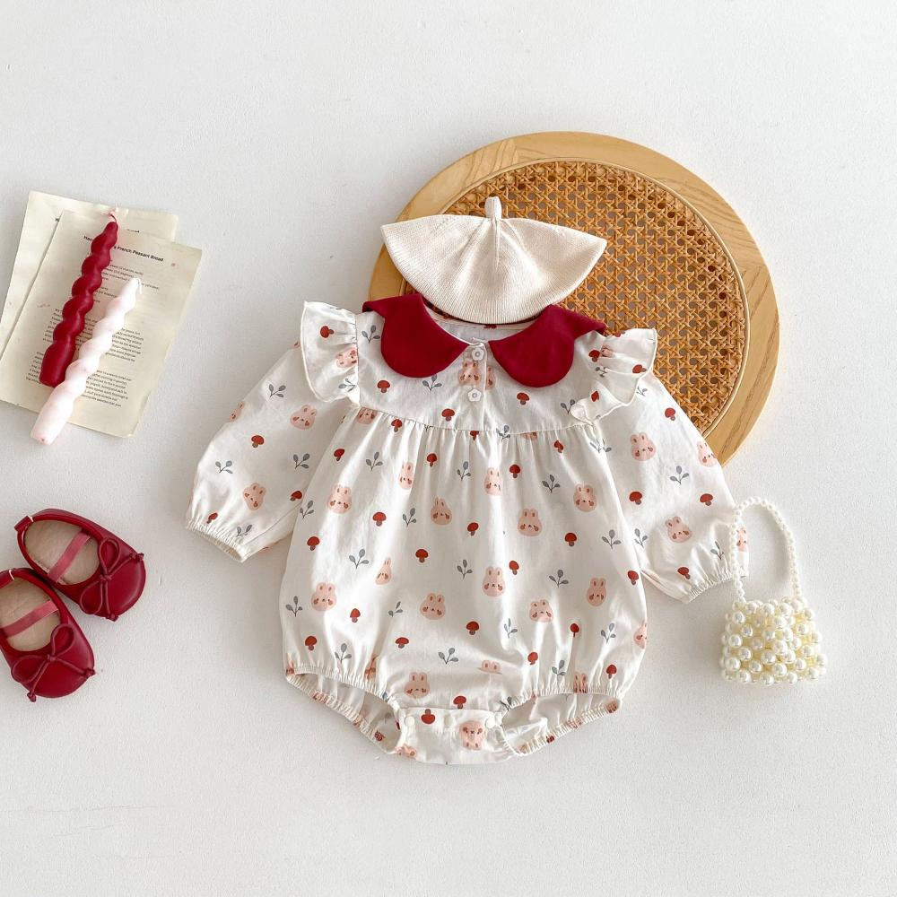 Baby Clothing Quality - Mono bonito con estampado de conejo