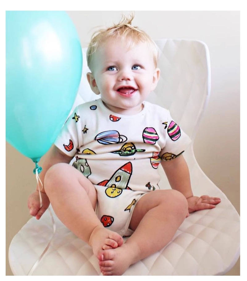 Baby Clothing Zip - Body de bebé de manga corta,