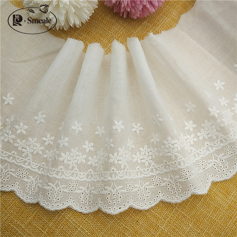 Baby Clothing Embroidery - Encaje bordado de algodón hecho a