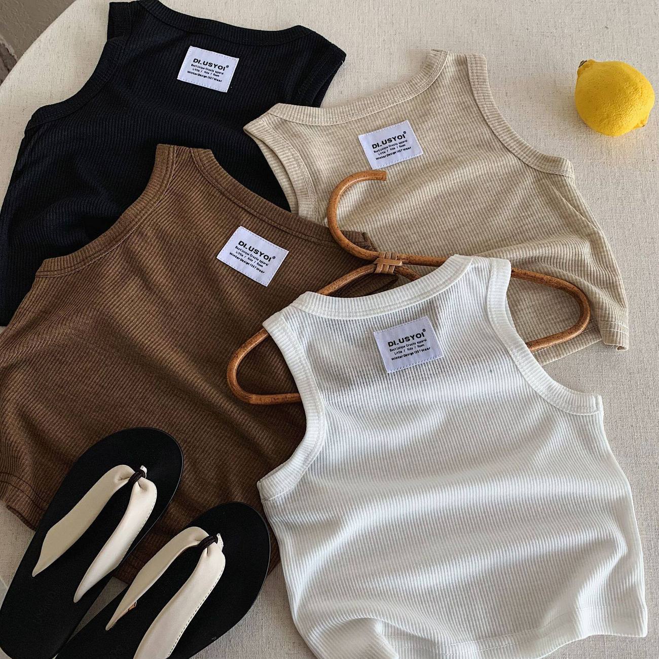 Baby Clothing Korea - Nueva Camiseta sin Mangas de Verano