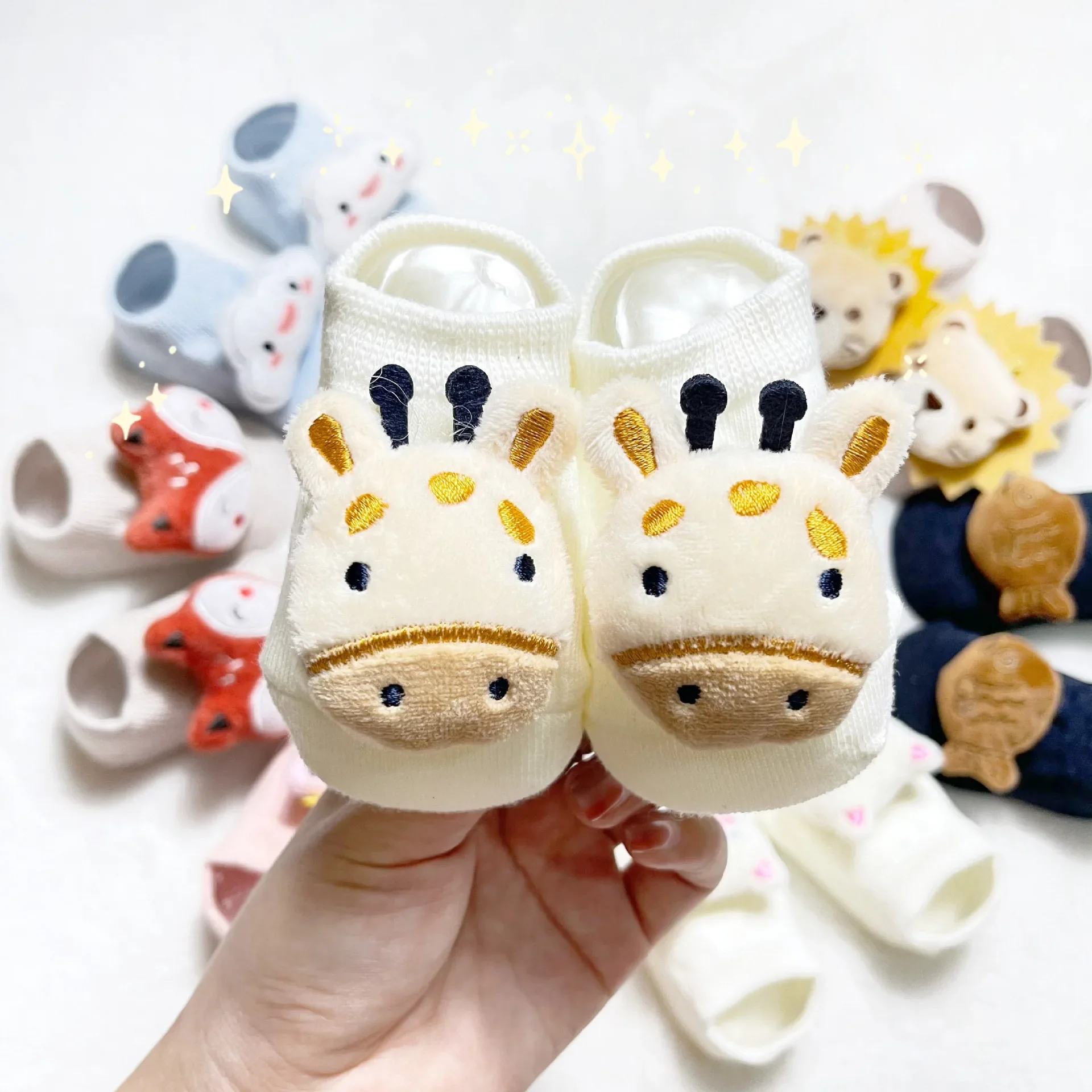Baby Clothing Korea - Calcetines de algodón Kawaii para bebés