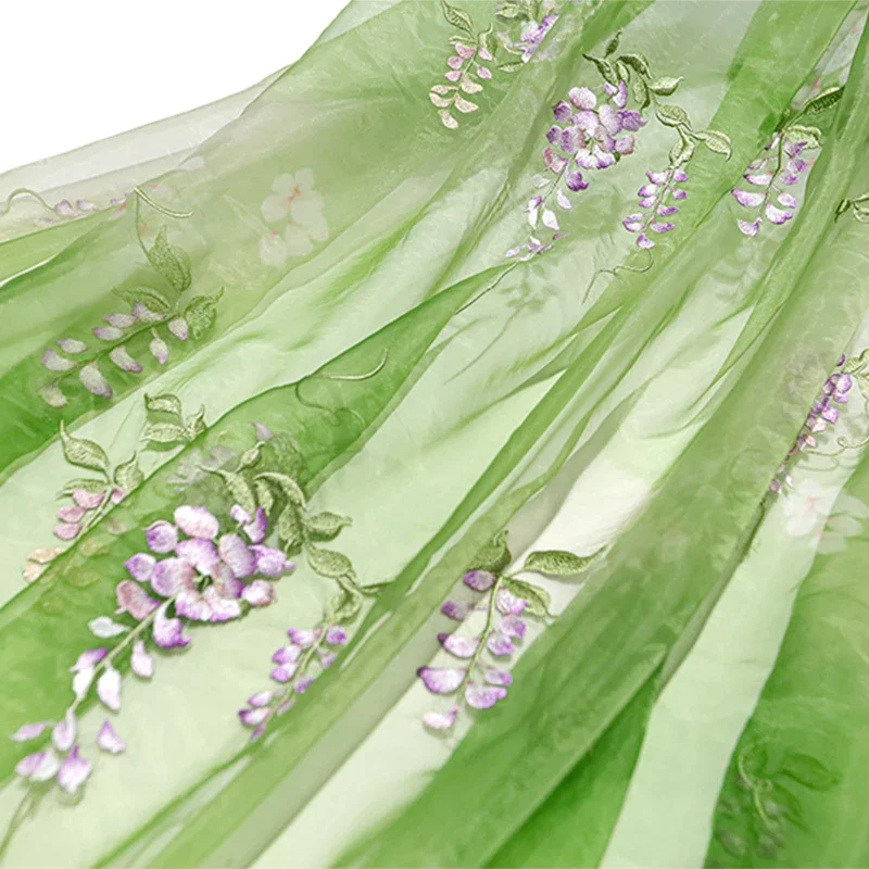 Baby Clothing Embroidery - Tela bordada de glicina DIY Hanfu