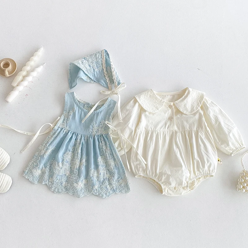 Baby Clothing Embroidery - 2025 nuevo otoño monos para niñas