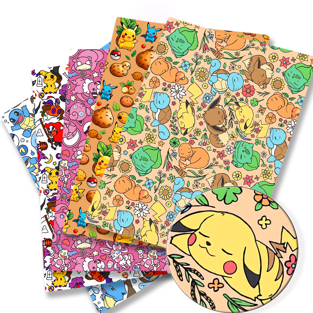 Baby Clothing 1 Year Old - Tela de dibujos animados de Pokémon,
