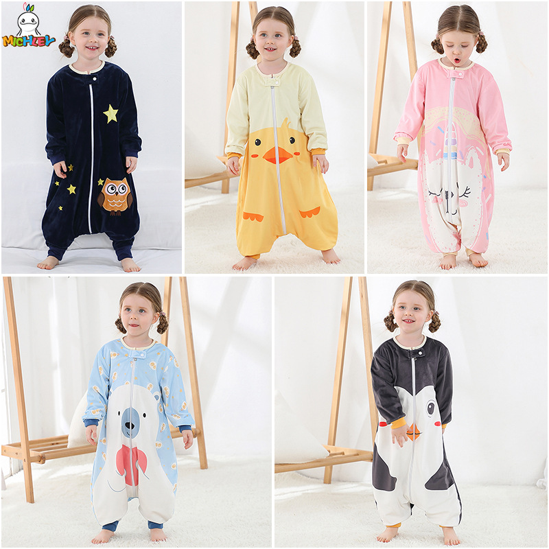 Fleece Sleep Bag - MICHLEY-saco de dormir de dibujos animados