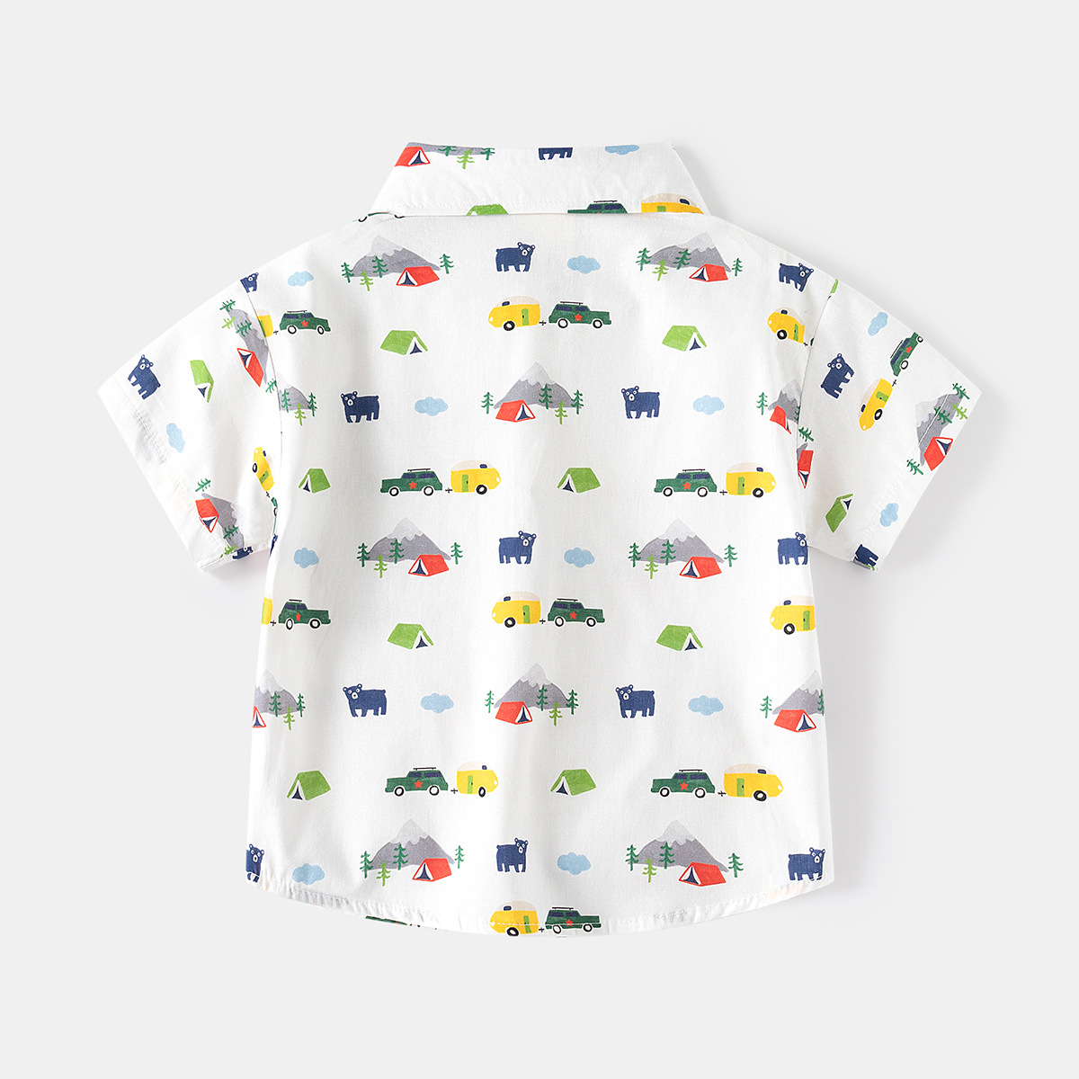 Camisa estampada para niños, r - Baby Clothing Korea reseña y precio
