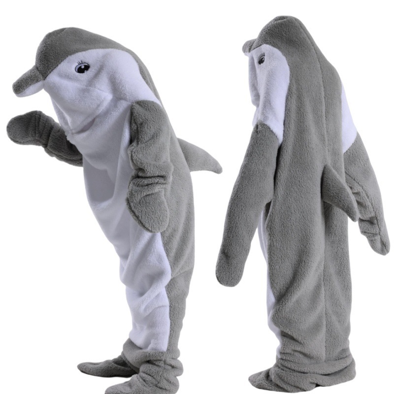 2024 tiburón delfín ballena sa - Fleece Sleep Bag reseña y precio