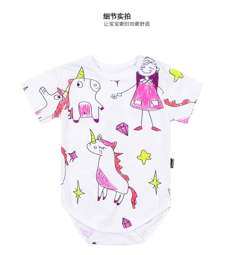 Body de bebé de manga corta, m - Baby Clothing Zip reseña y precio
