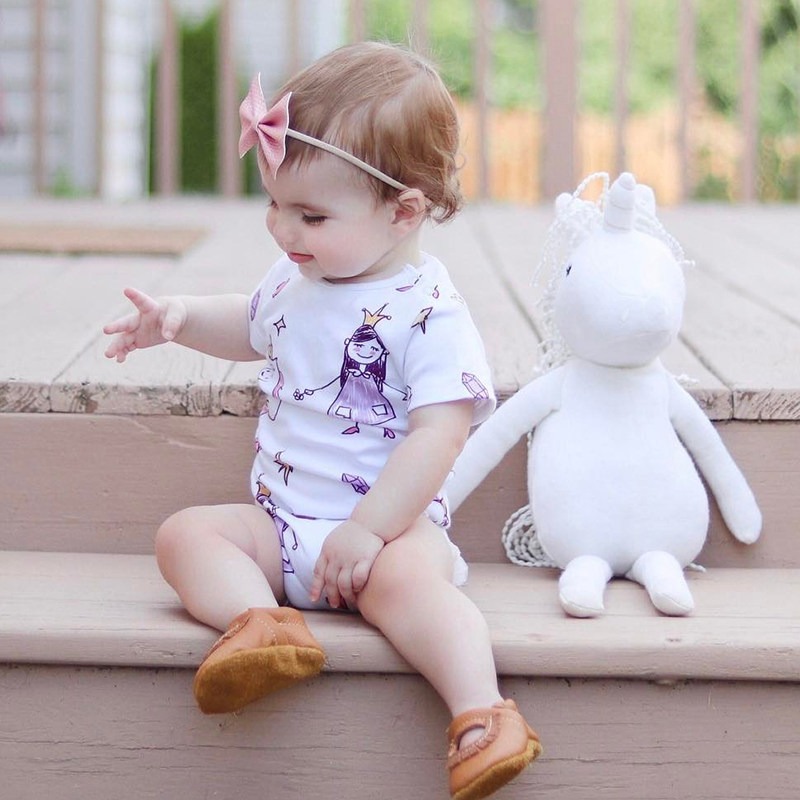 Body de bebé de manga corta, m - Baby Clothing Zip reseña y precio