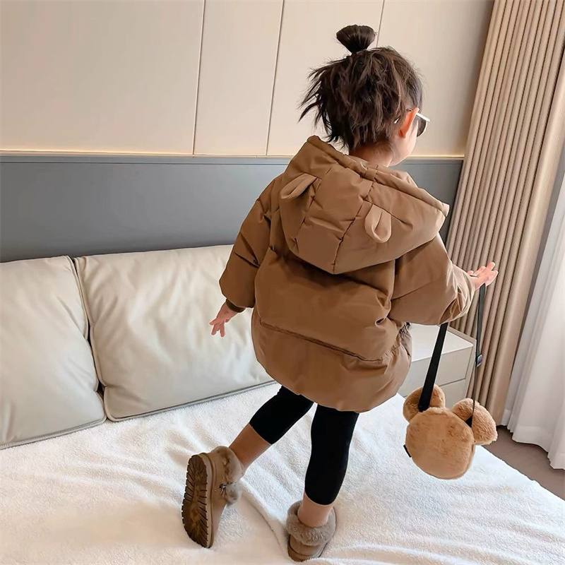 Abrigo de algodón para niñas,  - Baby Clothing Zip reseña y precio
