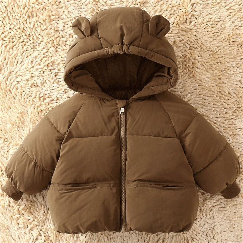Abrigo de algodón para niñas,  - Baby Clothing Zip reseña y precio