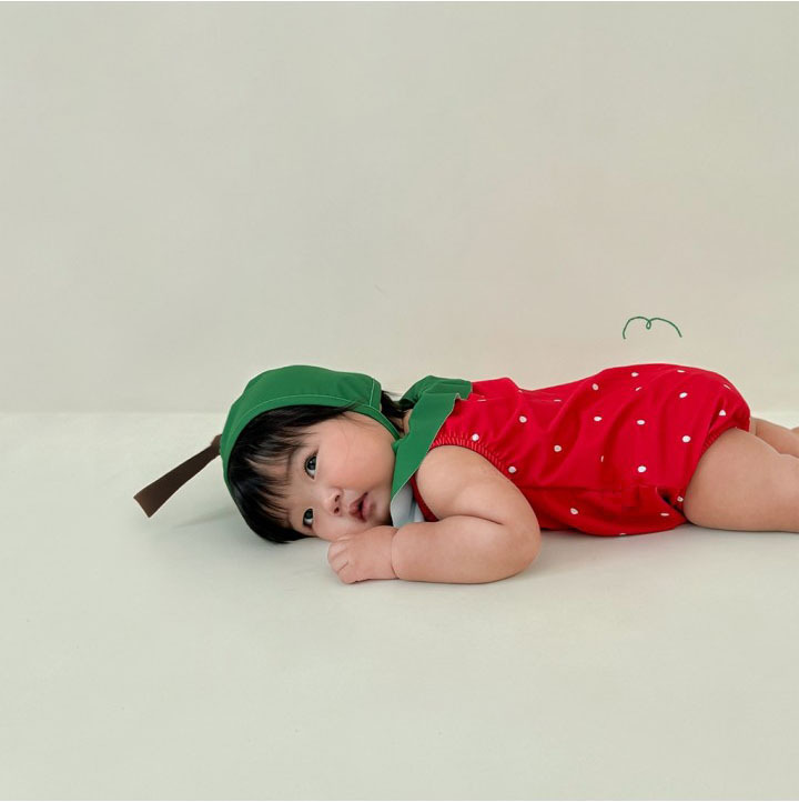 Traje de baño de una pieza par - Baby Clothing Korea reseña y precio
