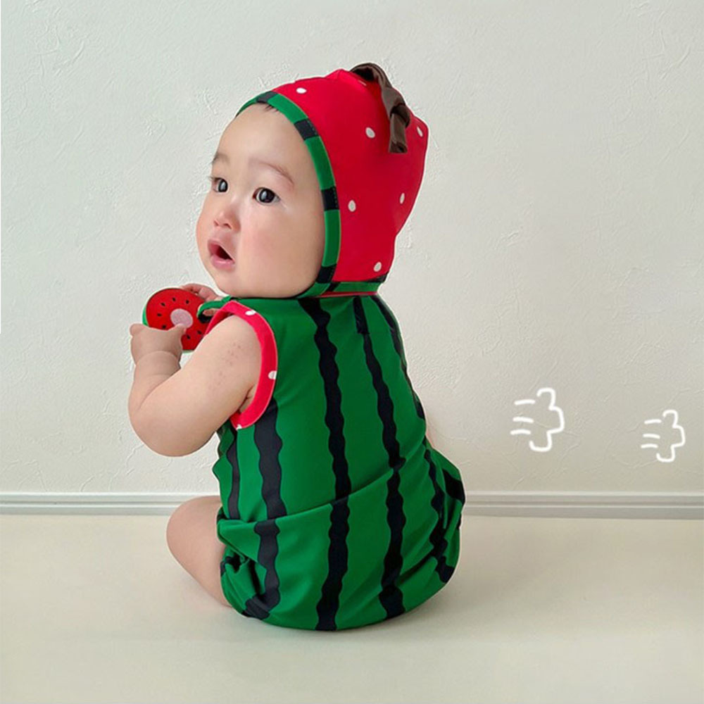 Traje de baño de una pieza par - Baby Clothing Korea reseña y precio