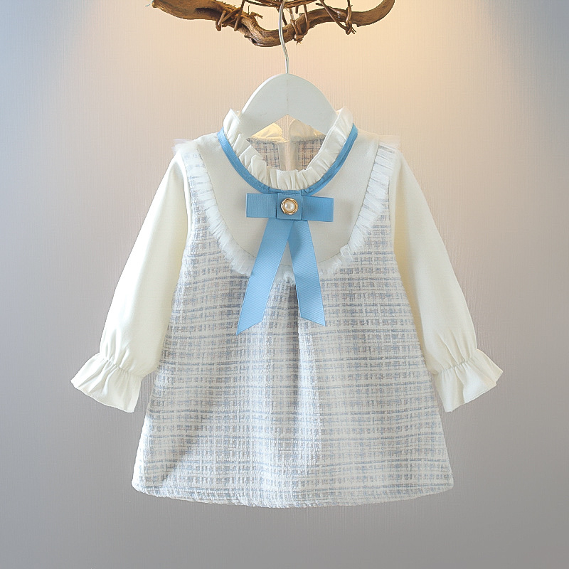 Vestido a cuadros para niña, r - Baby Clothing Korea reseña y precio