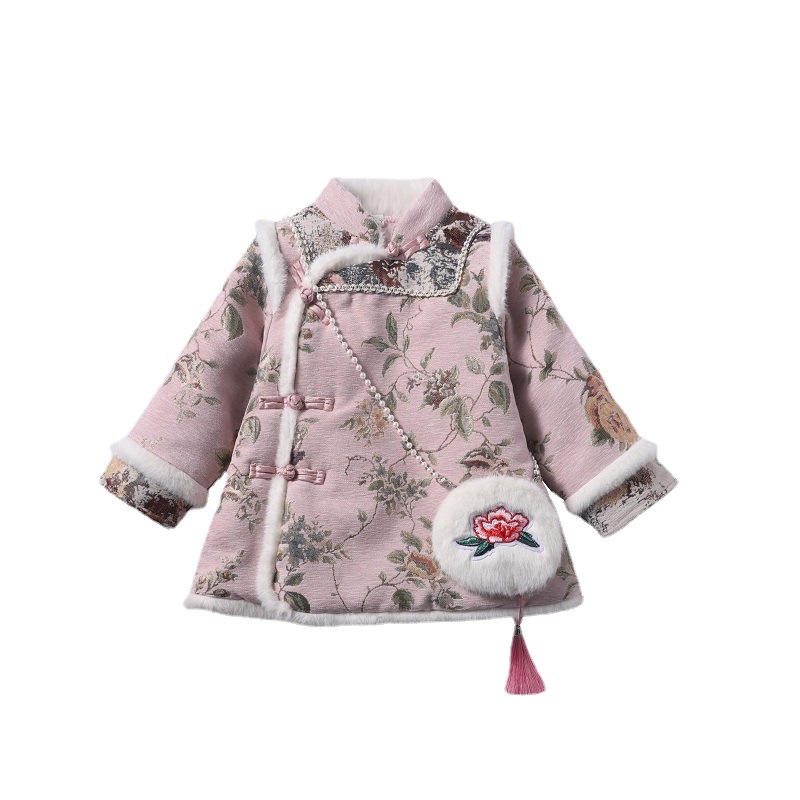 Invierno niñas Hanfu niños pri - Baby Clothing Embroidery reseña y precio