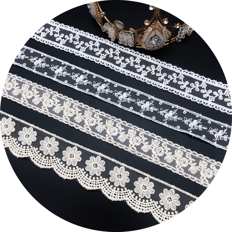 3 yardas/lote bordado blanco B - Baby Clothing Embroidery reseña y precio
