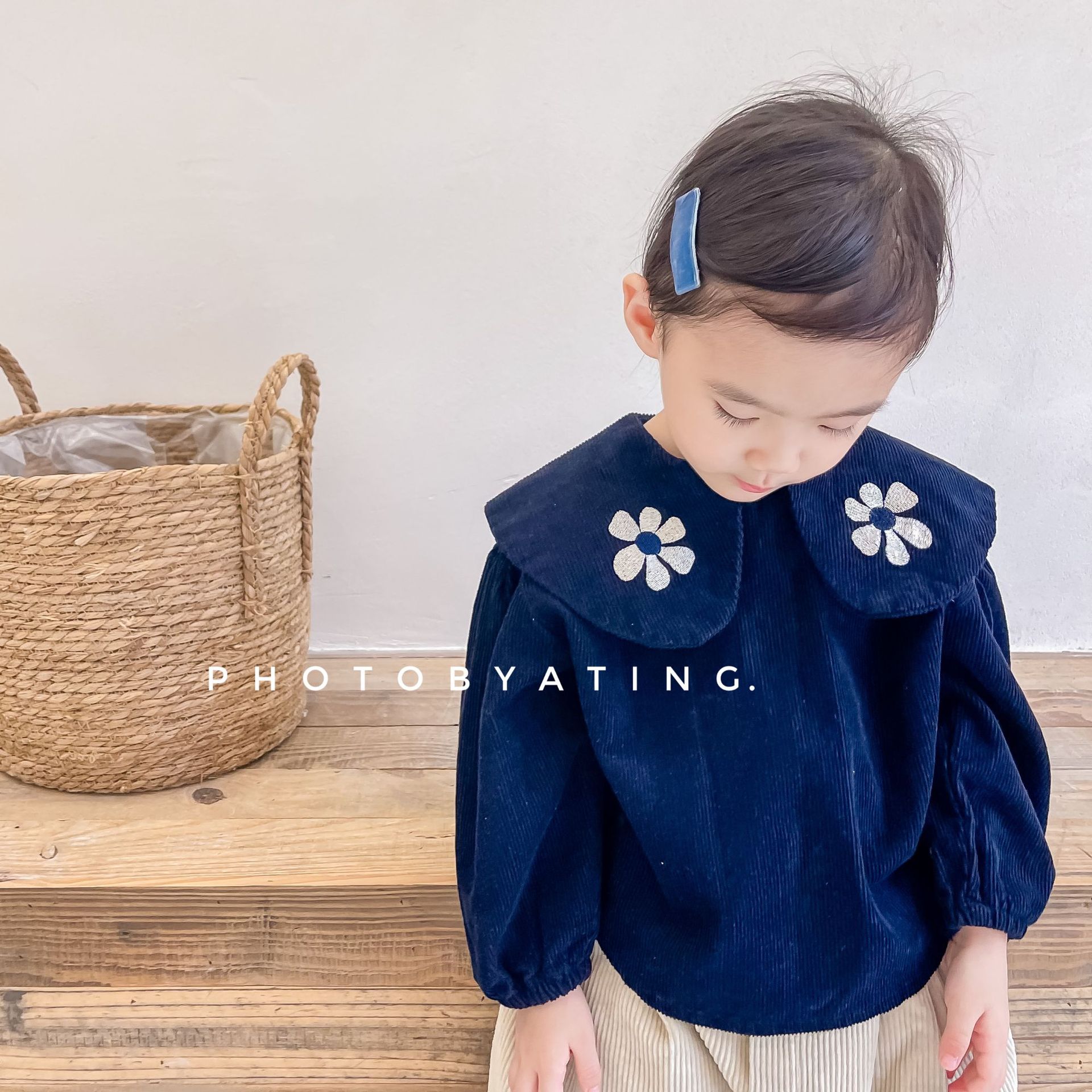 Camisa para niñas, otoño 2021, - Baby Clothing Korea reseña y precio