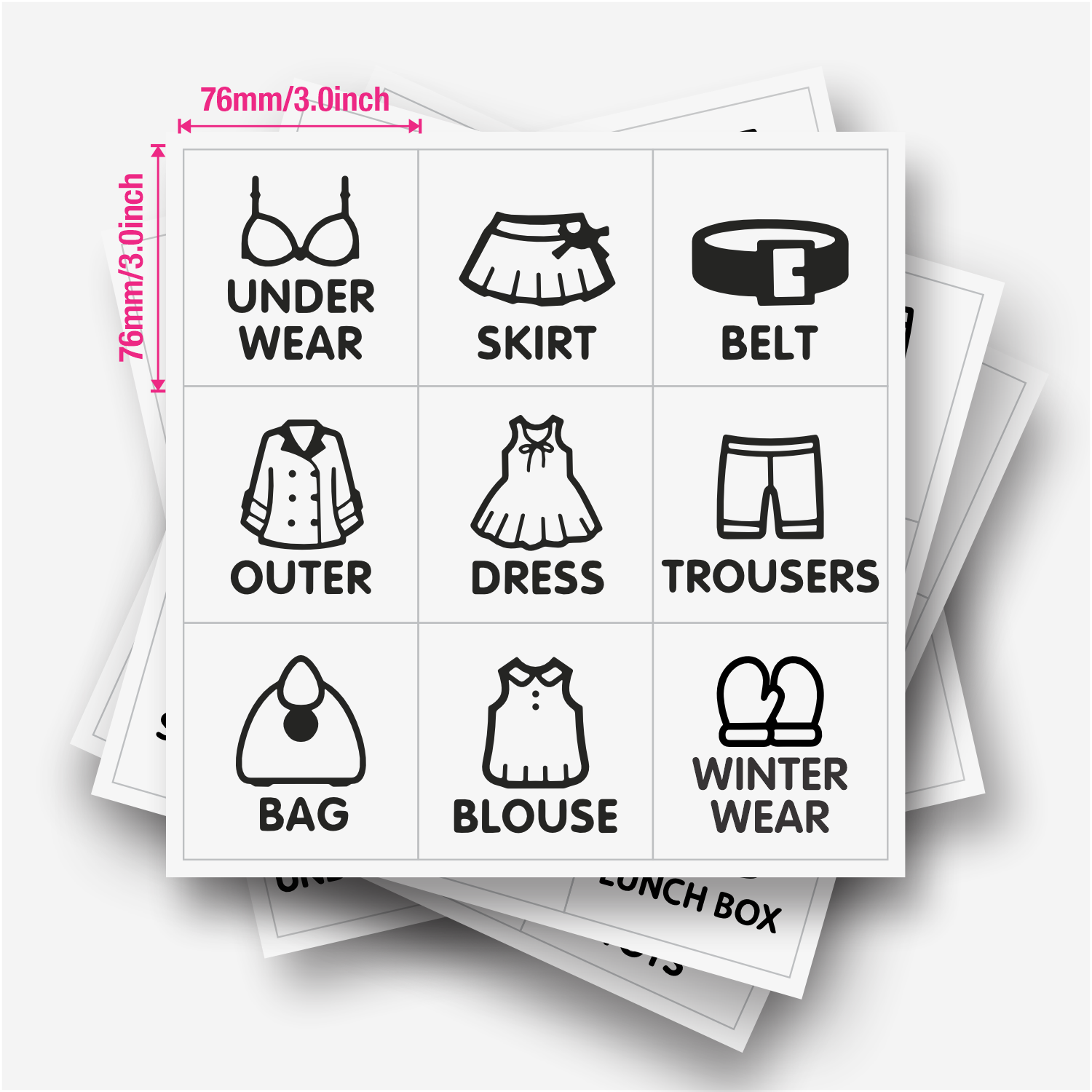 9 etiquetas/hoja, etiquetas or - Baby Clothing 1 Year Old reseña y precio